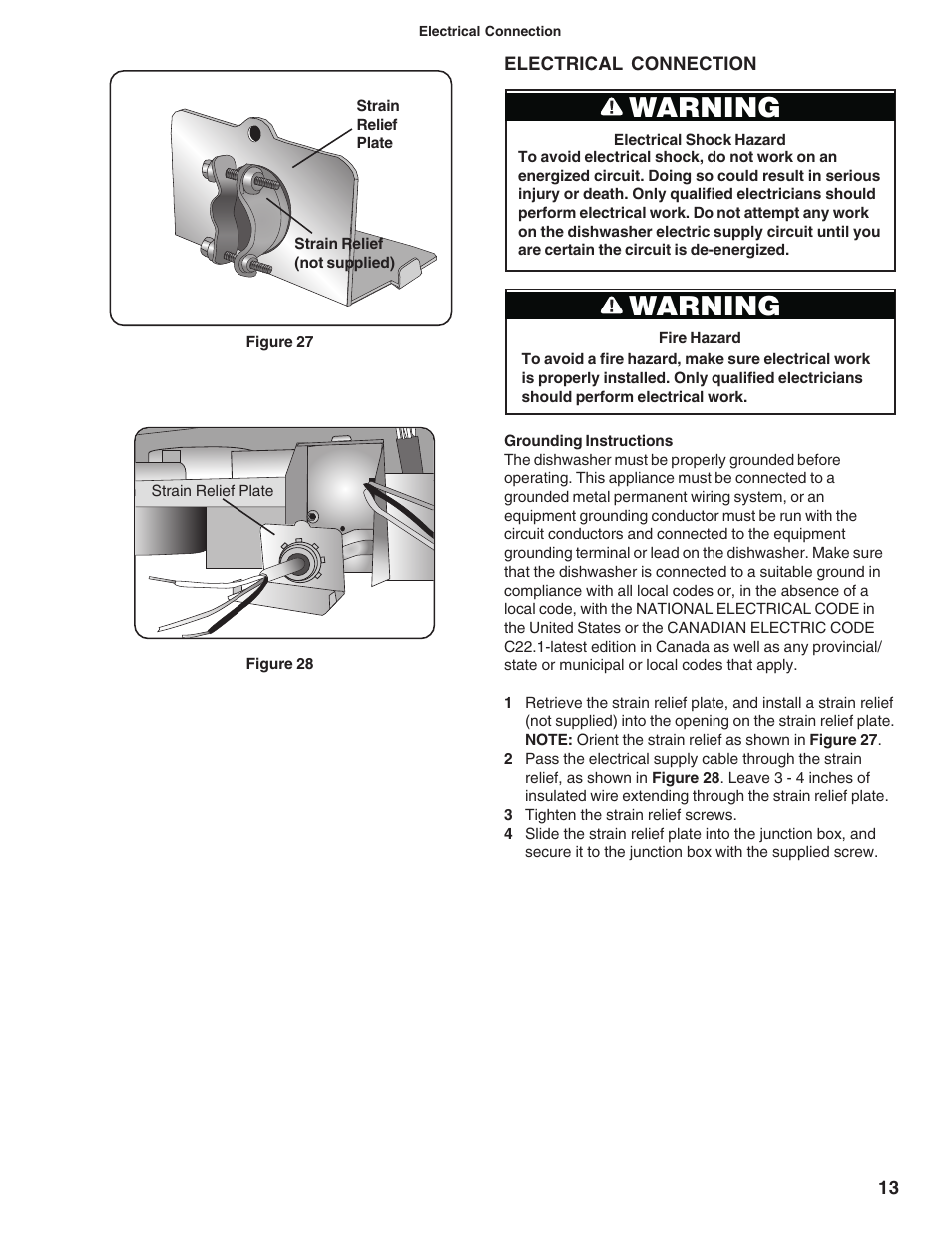 Warning | Bosch BOSCH diswacher User Manual | Page 15 / 52