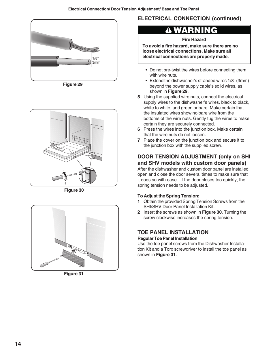 Warning | Bosch BOSCH diswacher User Manual | Page 16 / 52