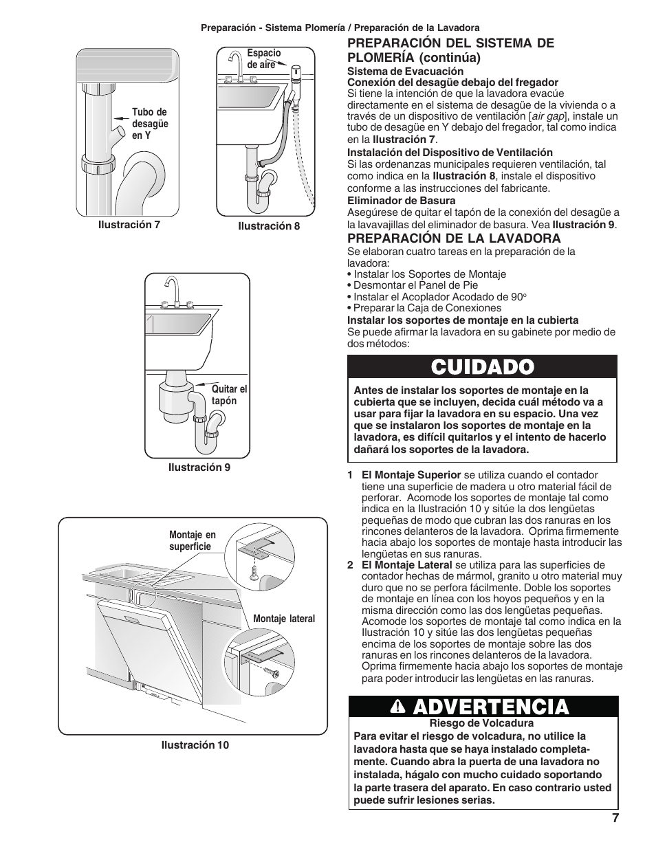 Advertencia | Bosch BOSCH diswacher User Manual | Page 41 / 52