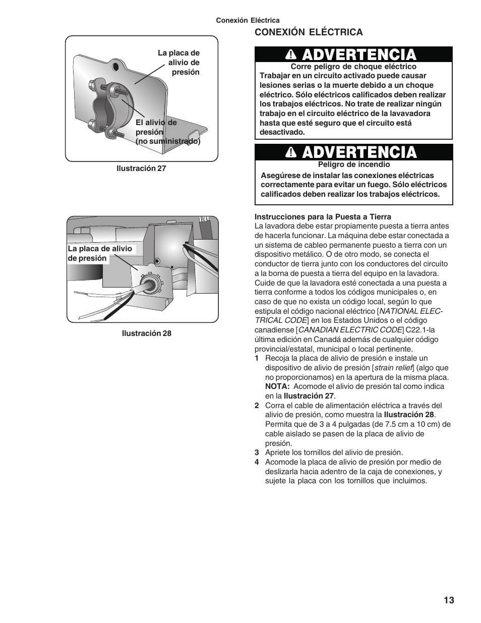 Advertencia | Bosch BOSCH diswacher User Manual | Page 47 / 52