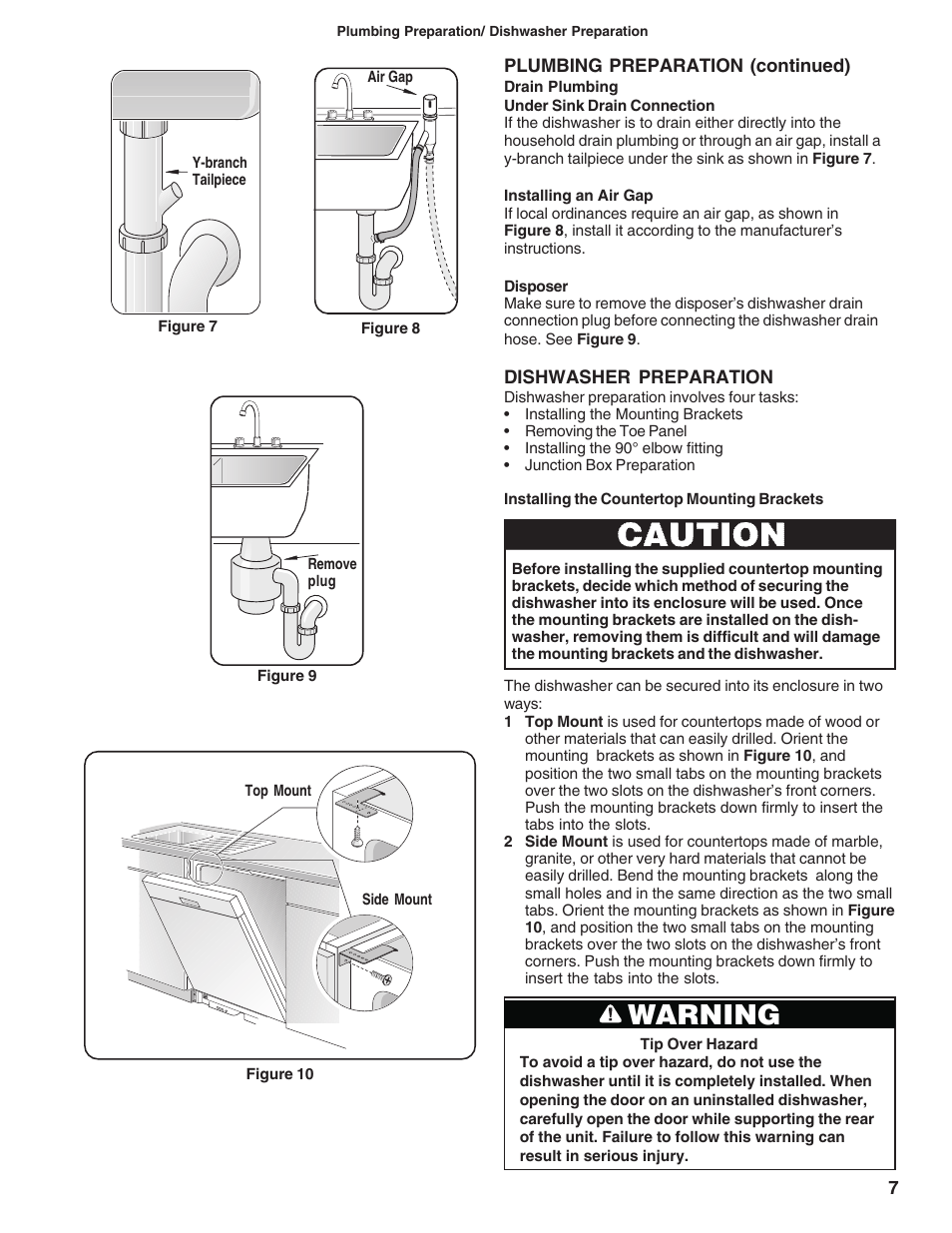 Warning | Bosch BOSCH diswacher User Manual | Page 9 / 52