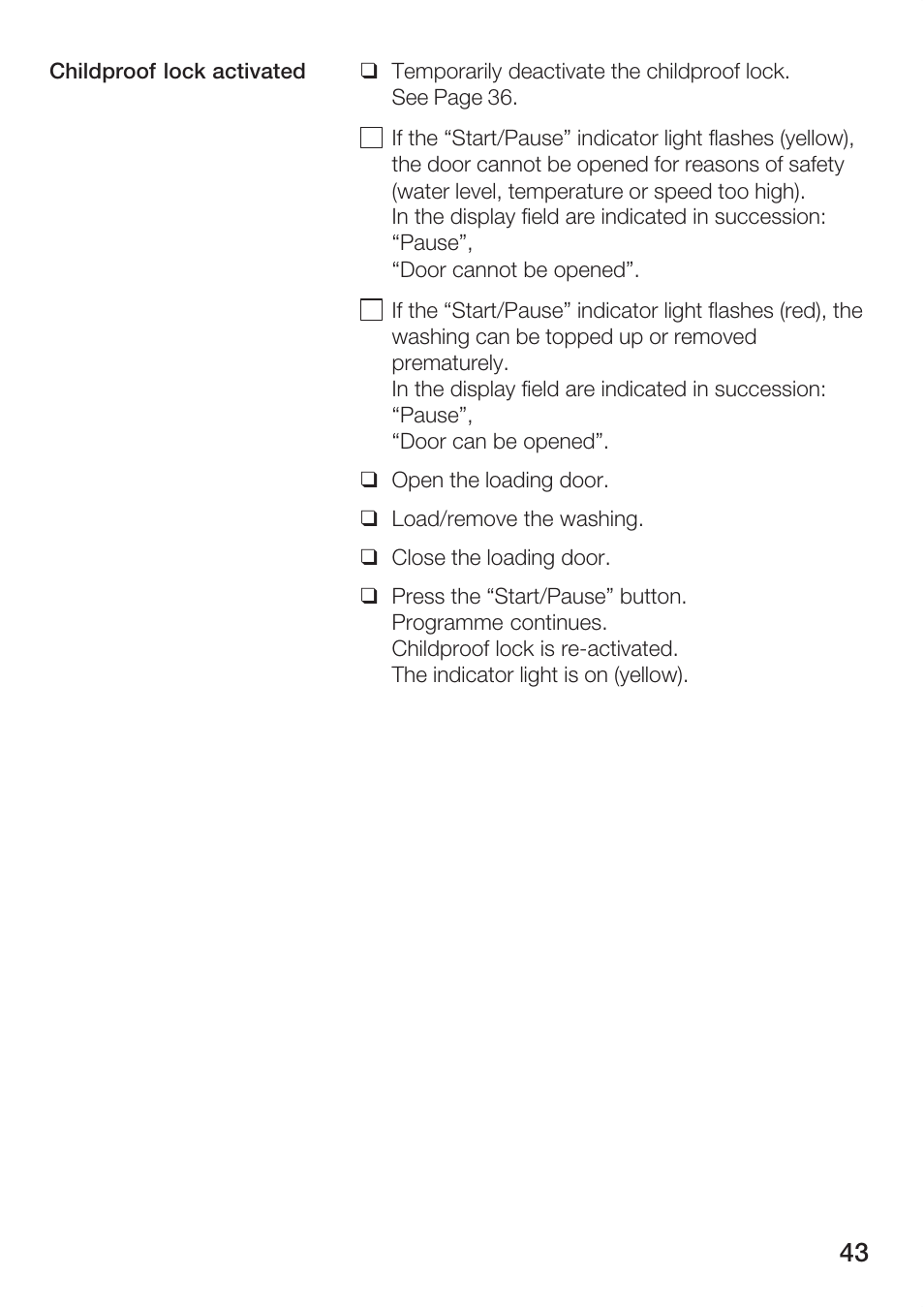 Bosch WFR 3230 User Manual | Page 43 / 76