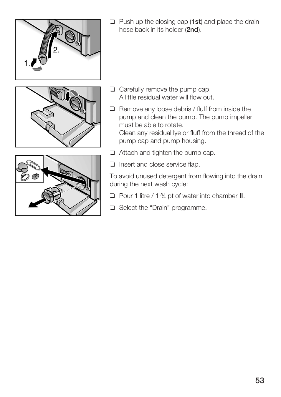 Bosch WFR 3230 User Manual | Page 53 / 76