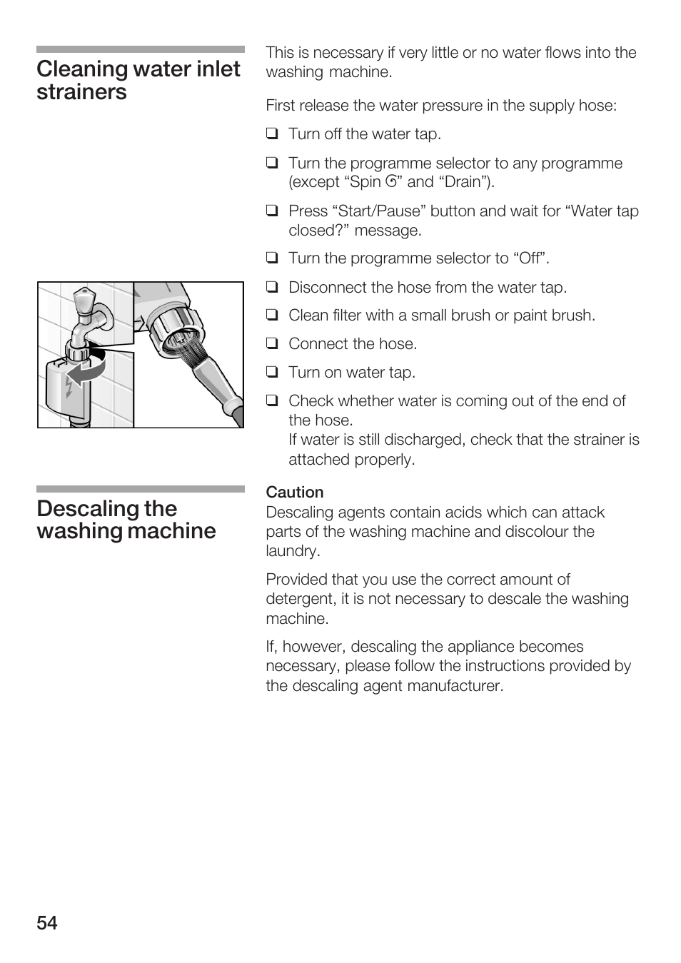 Bosch WFR 3230 User Manual | Page 54 / 76