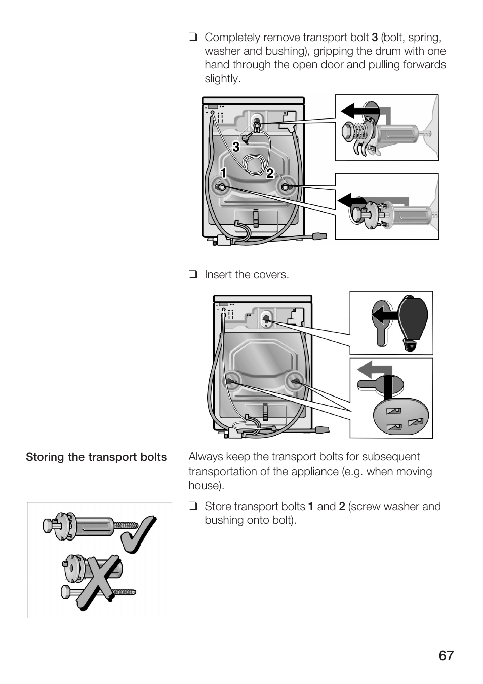 Bosch WFR 3230 User Manual | Page 67 / 76