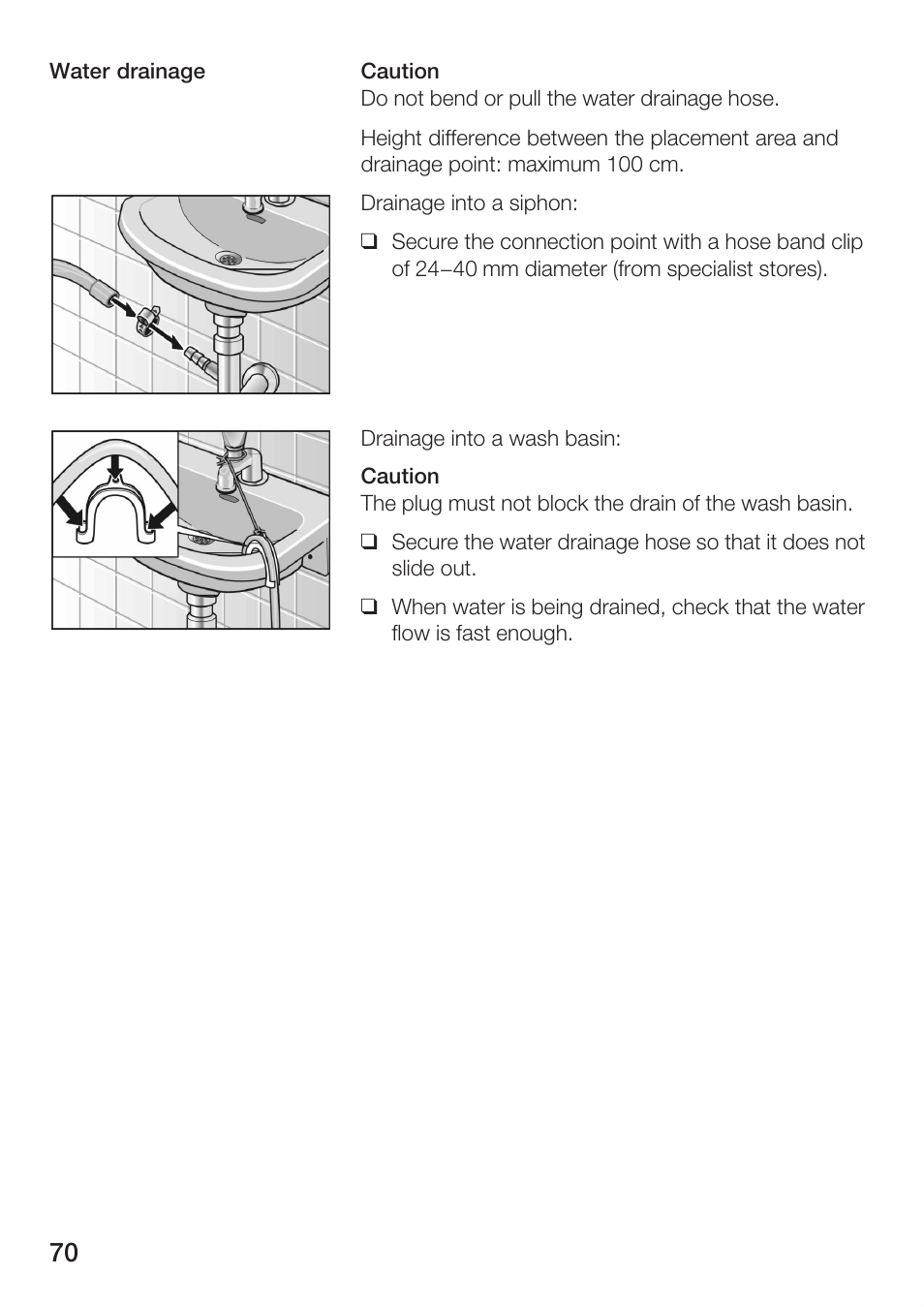 Bosch WFR 3230 User Manual | Page 70 / 76