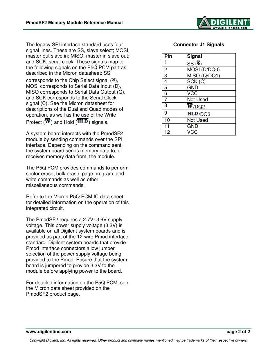 Digilent 410-181P-KIT User Manual | Page 2 / 2