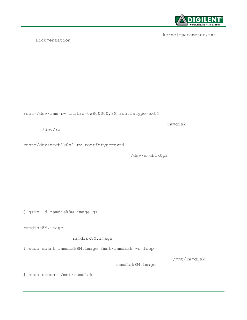 File system customization | Digilent Embedded Linux User Manual | Page 15 / 23