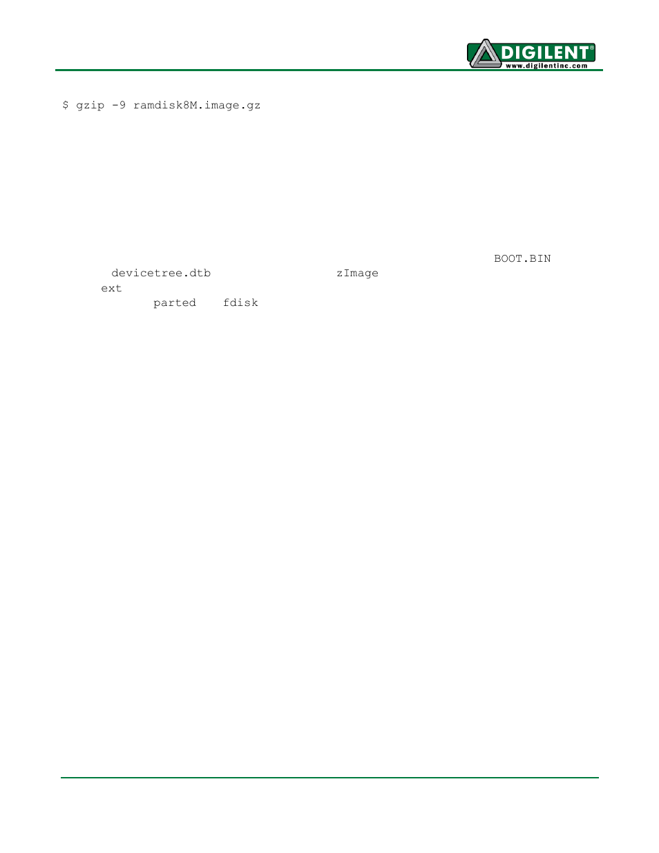 Digilent Embedded Linux User Manual | Page 16 / 23