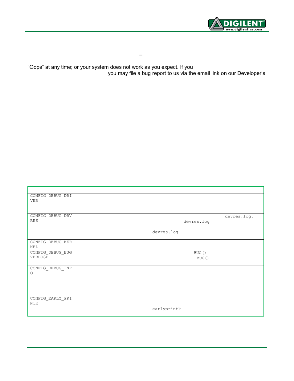 Appendix: how to debug the linux kernel | Digilent Embedded Linux User Manual | Page 17 / 23