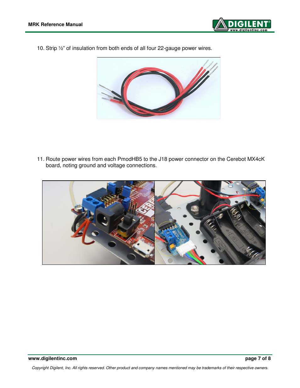 Digilent 240-048P-KIT User Manual | Page 7 / 8