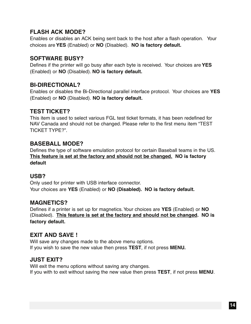 Boca Research FSP 44 User Manual | Page 20 / 32
