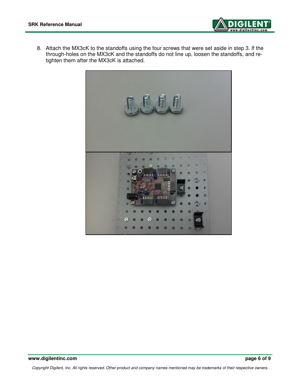 Digilent 240-042P-KIT User Manual | Page 6 / 9