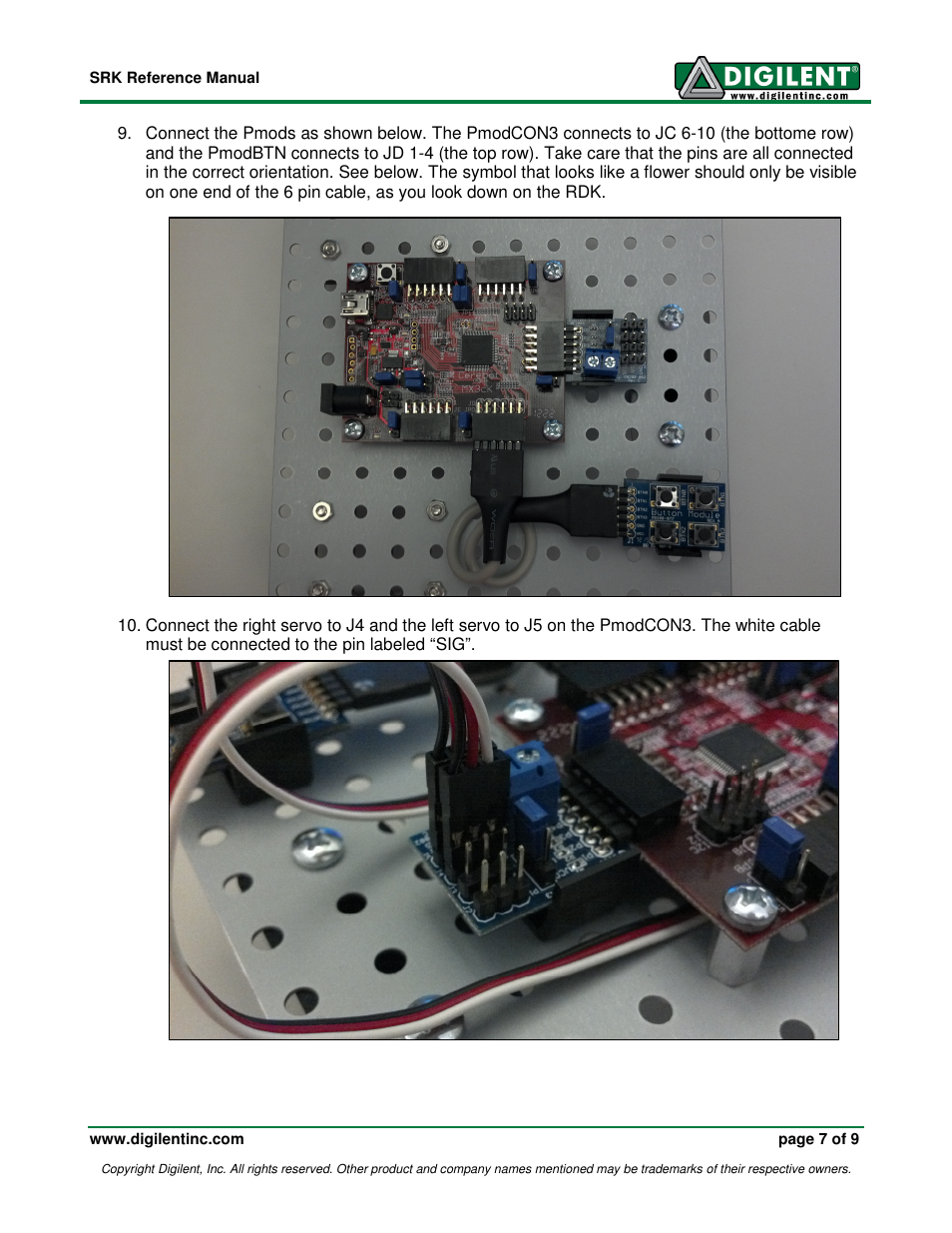 Digilent 240-042P-KIT User Manual | Page 7 / 9