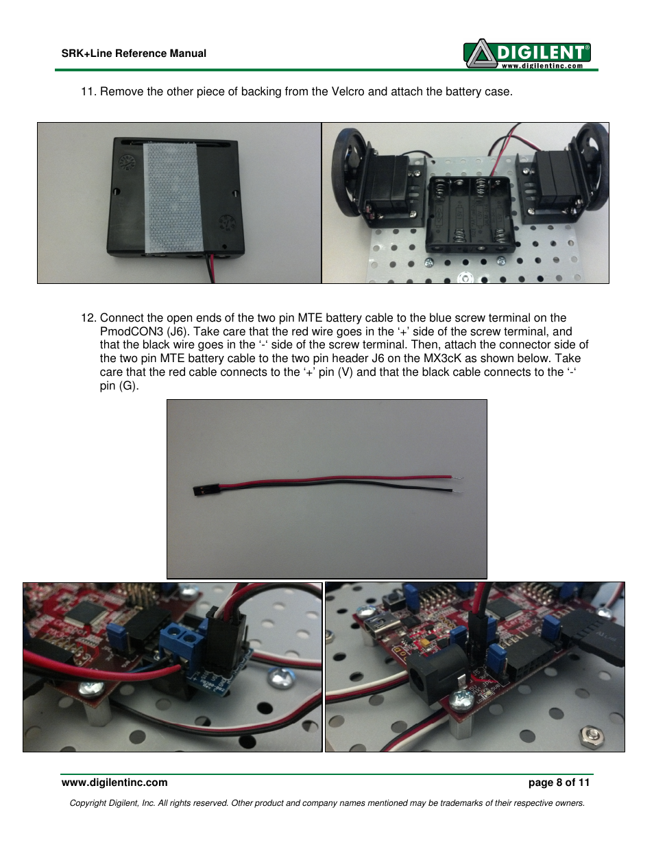 Digilent 240-043P-KIT User Manual | Page 8 / 11
