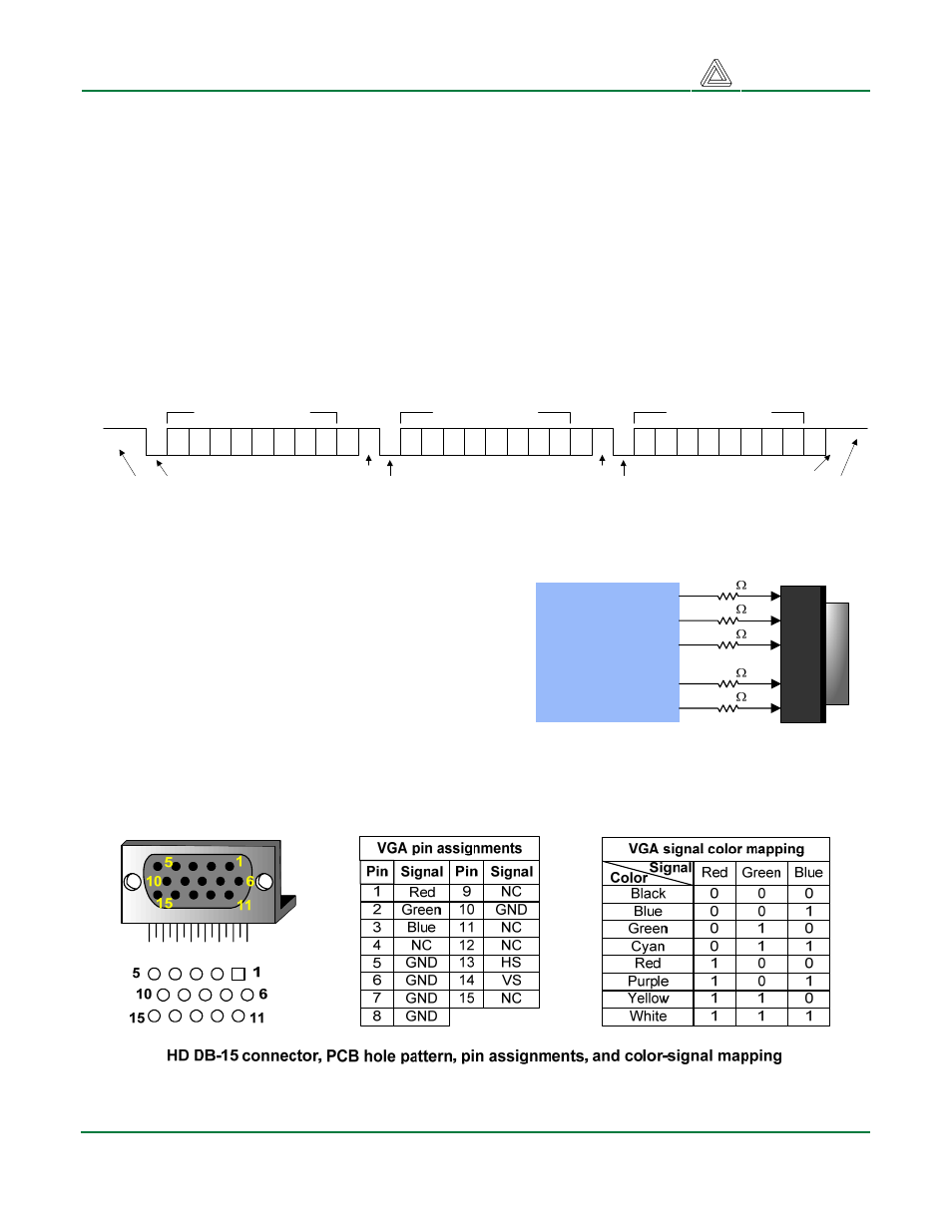 Vga port | Digilent Basys Board Rev.C User Manual | Page 8 / 12