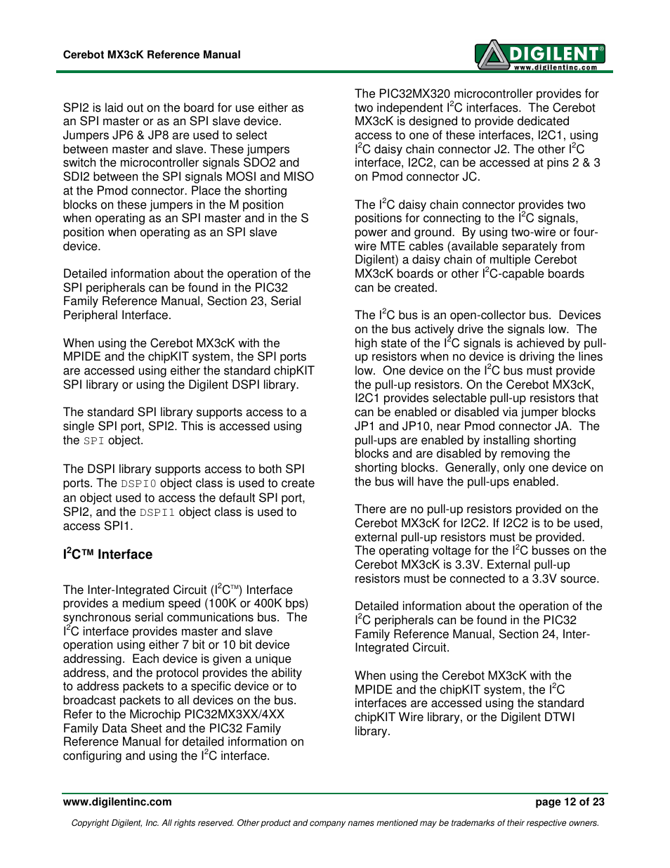 Digilent MX3cK User Manual | Page 12 / 23