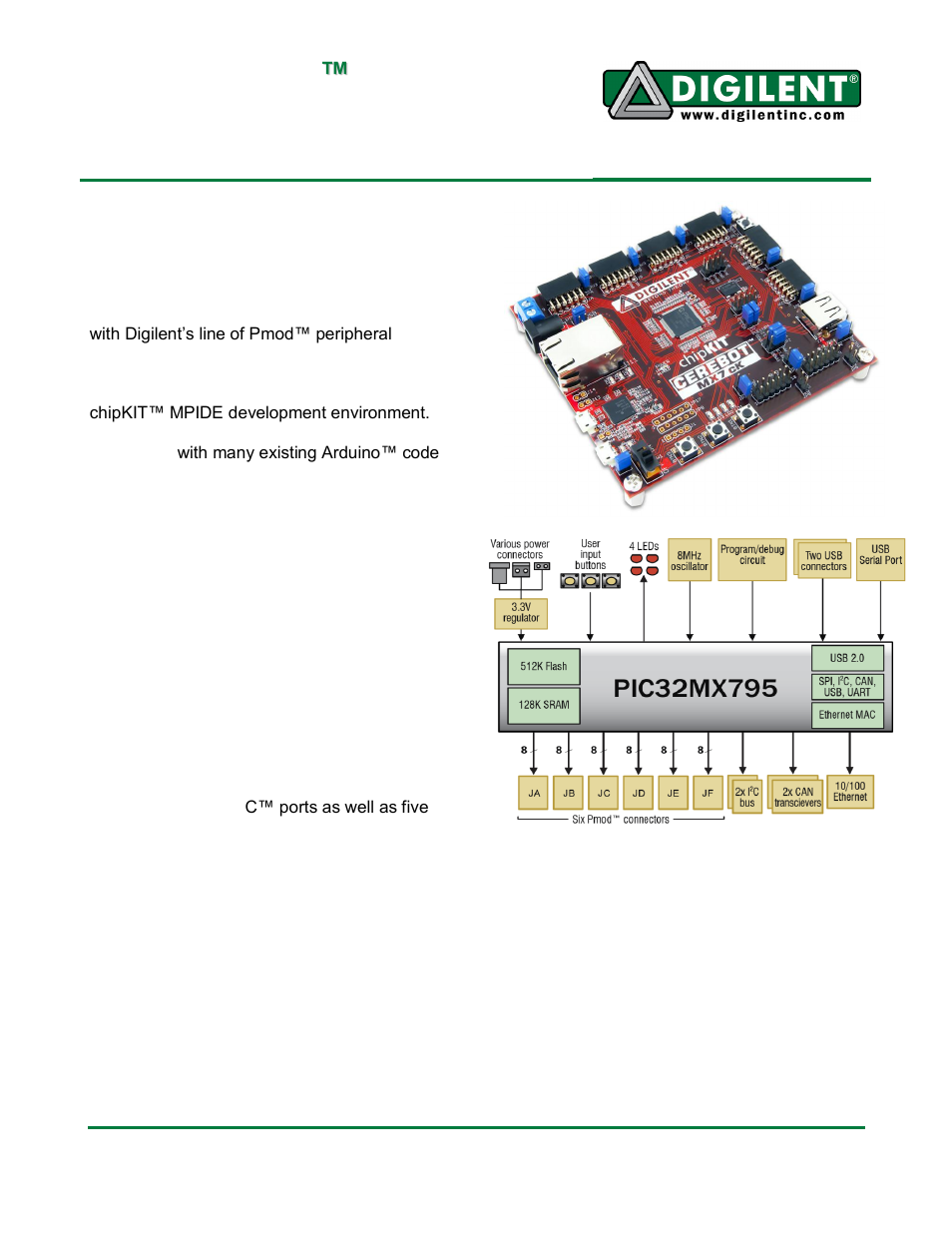 Digilent MX7cK User Manual | 36 pages