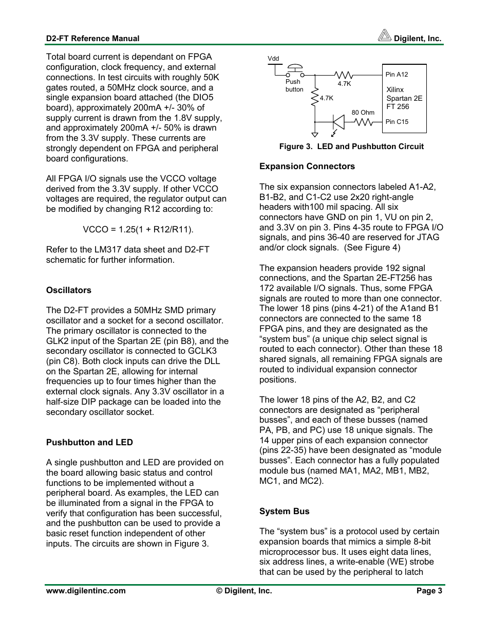Digilent D2-FT User Manual | Page 3 / 7