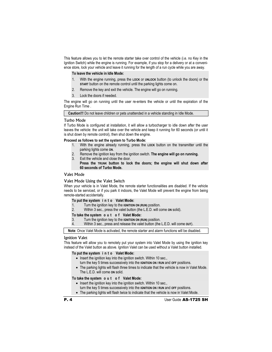 Autostart AS-1725 SH User Manual | Page 4 / 9