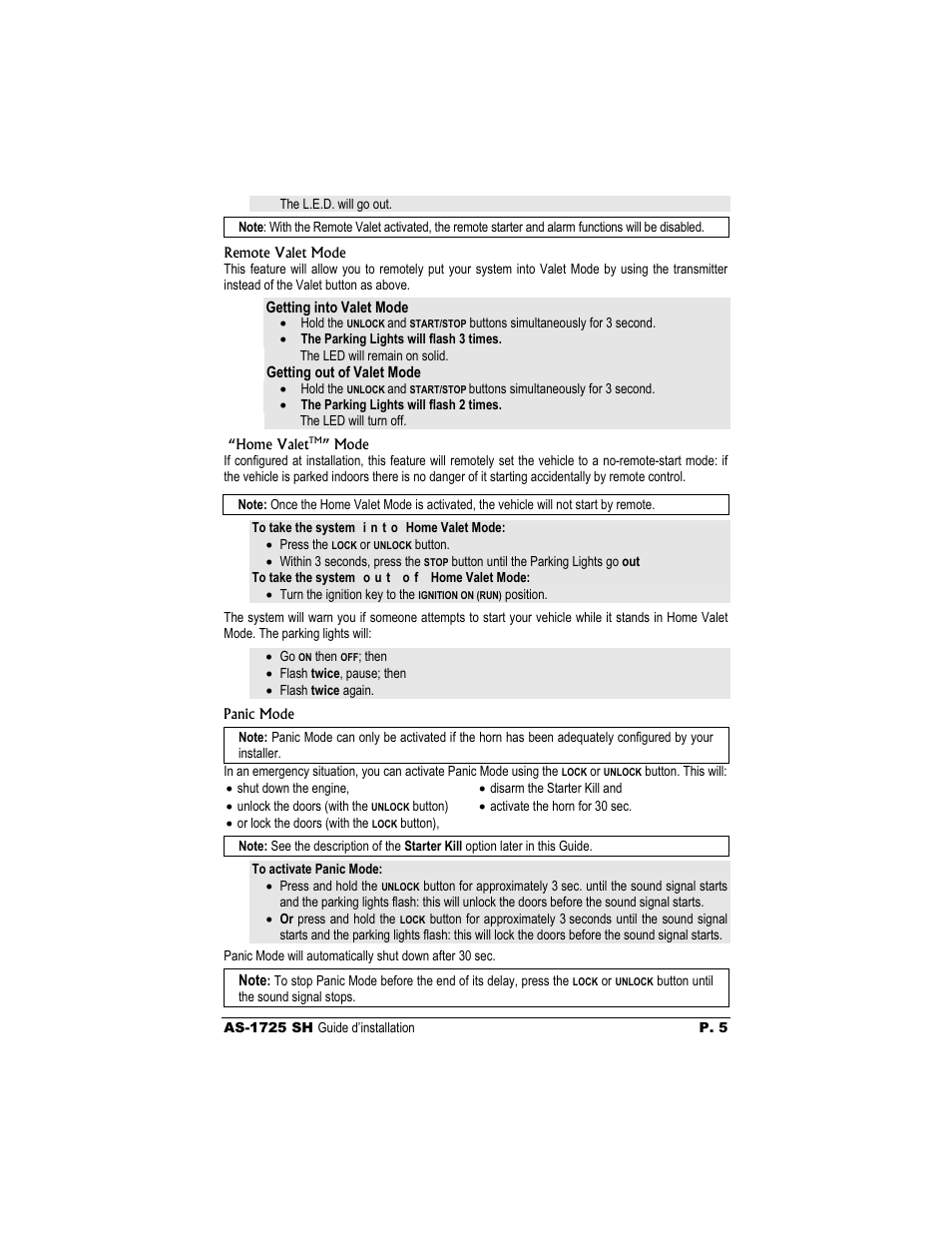 Autostart AS-1725 SH User Manual | Page 5 / 9