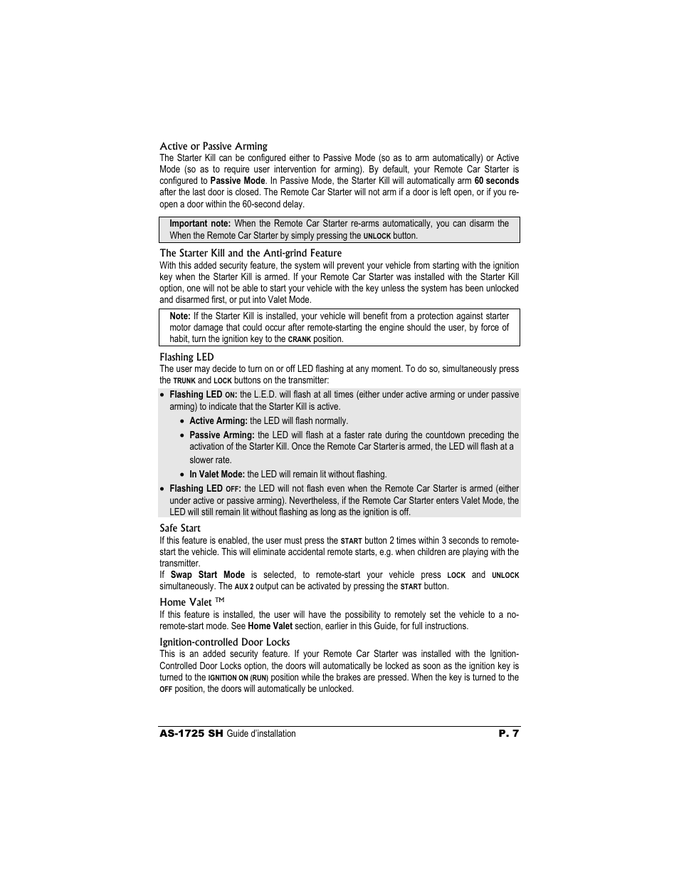 Autostart AS-1725 SH User Manual | Page 7 / 9