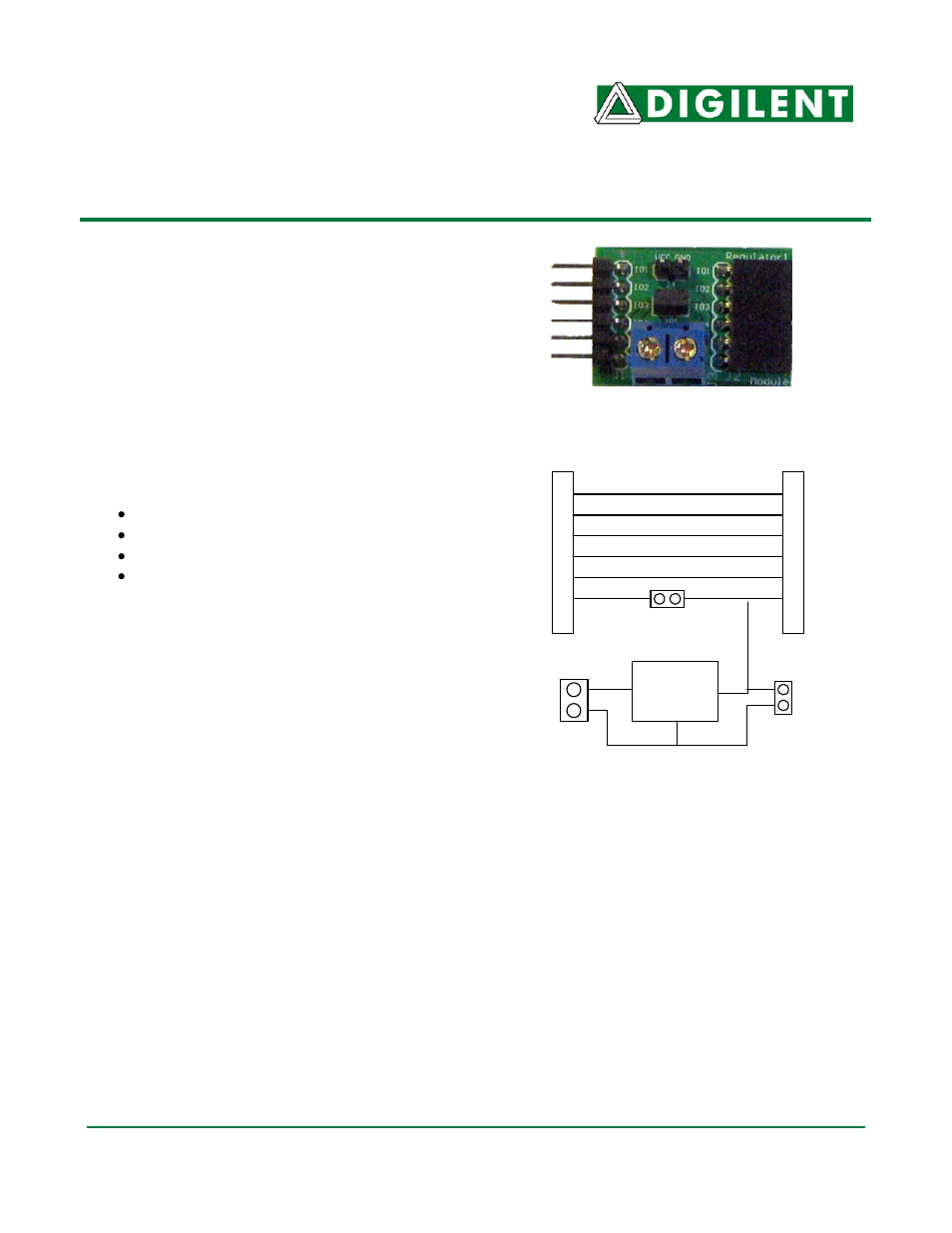 Digilent PmodREG1 User Manual | 2 pages