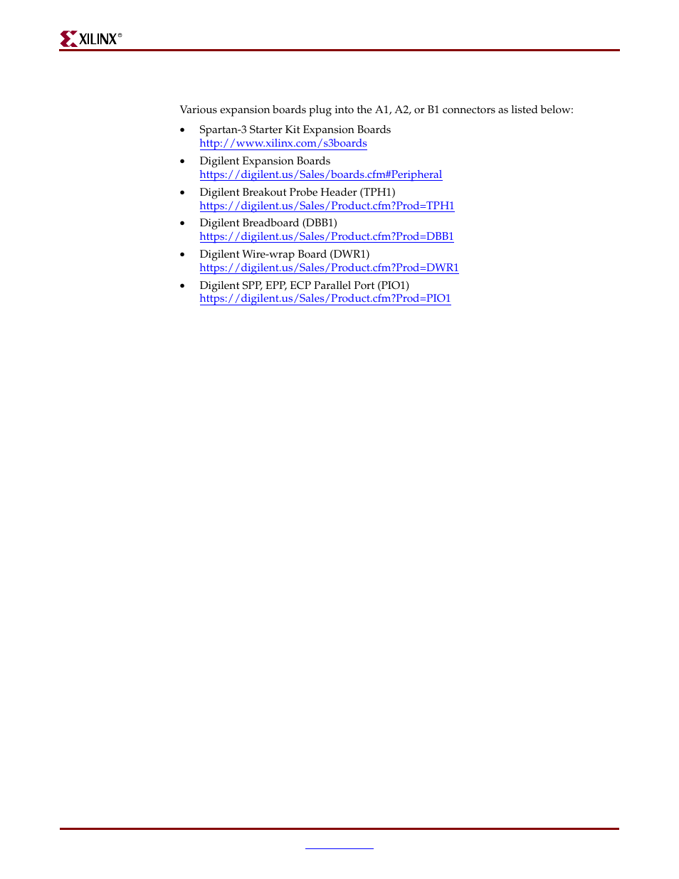 Expansion boards | Digilent 410-044-10P-KIT User Manual | Page 52 / 64