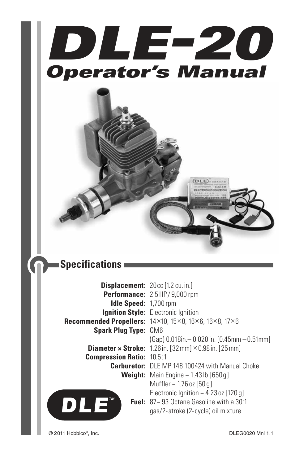 DLE 20 User Manual | 24 pages