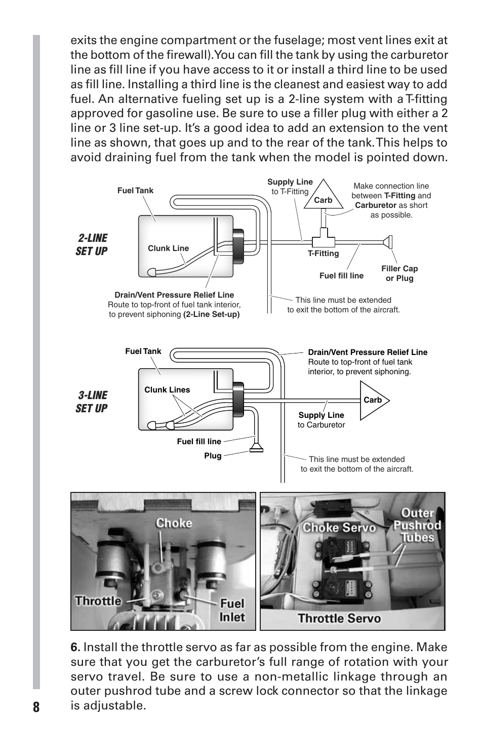 Line set up | DLE 20RA User Manual | Page 8 / 24