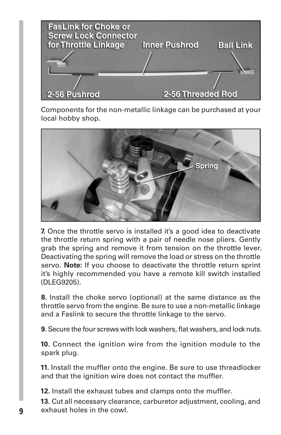 DLE 20RA User Manual | Page 9 / 24