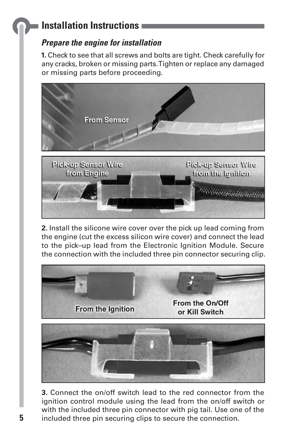 Installation instructions | DLE 35RA User Manual | Page 5 / 24