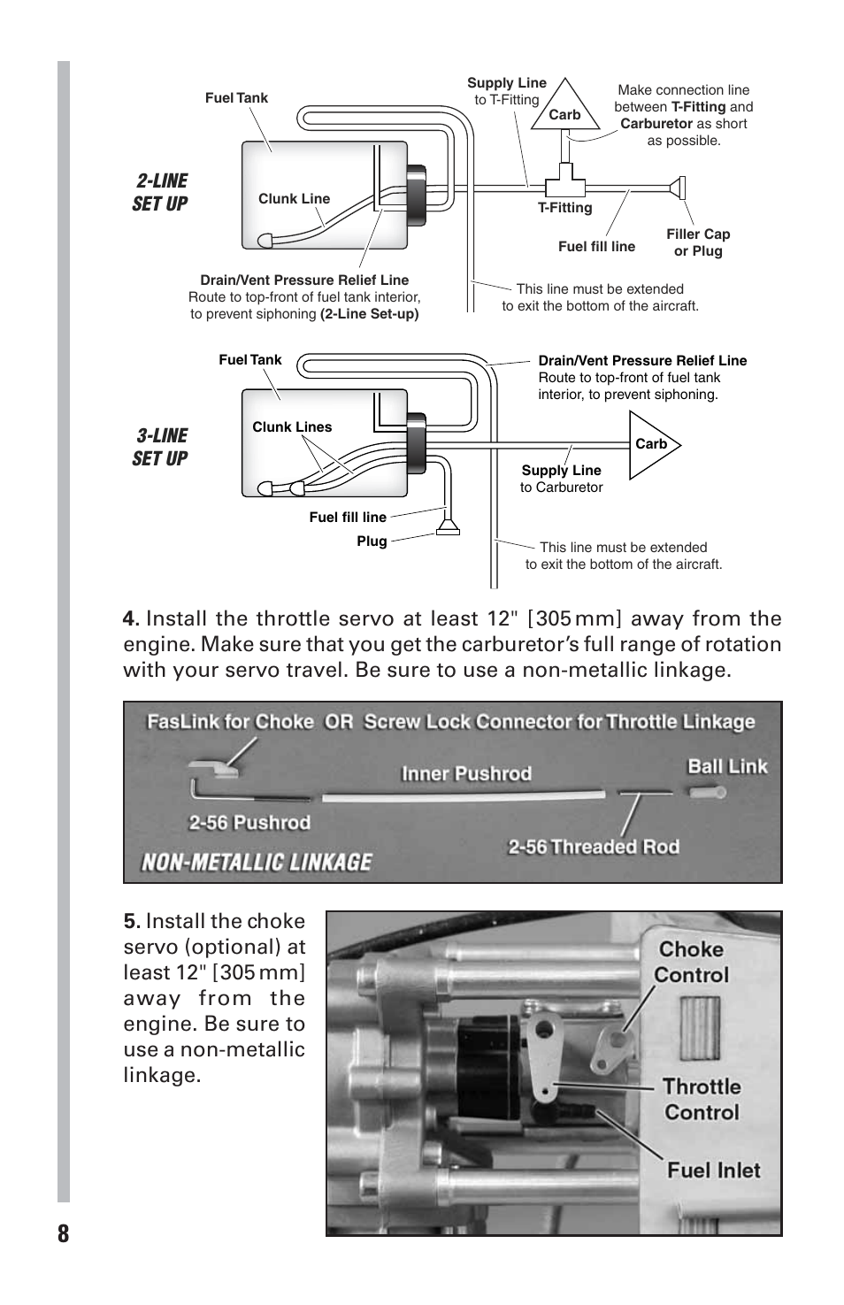 Line set up | DLE 35RA User Manual | Page 8 / 24