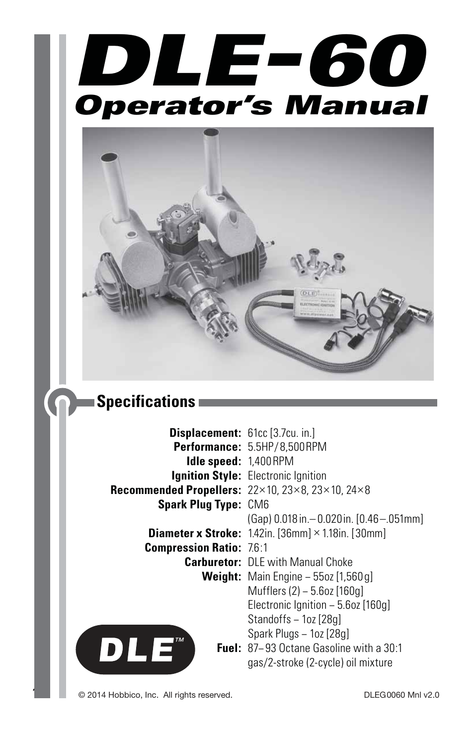 DLE 60 User Manual | 24 pages