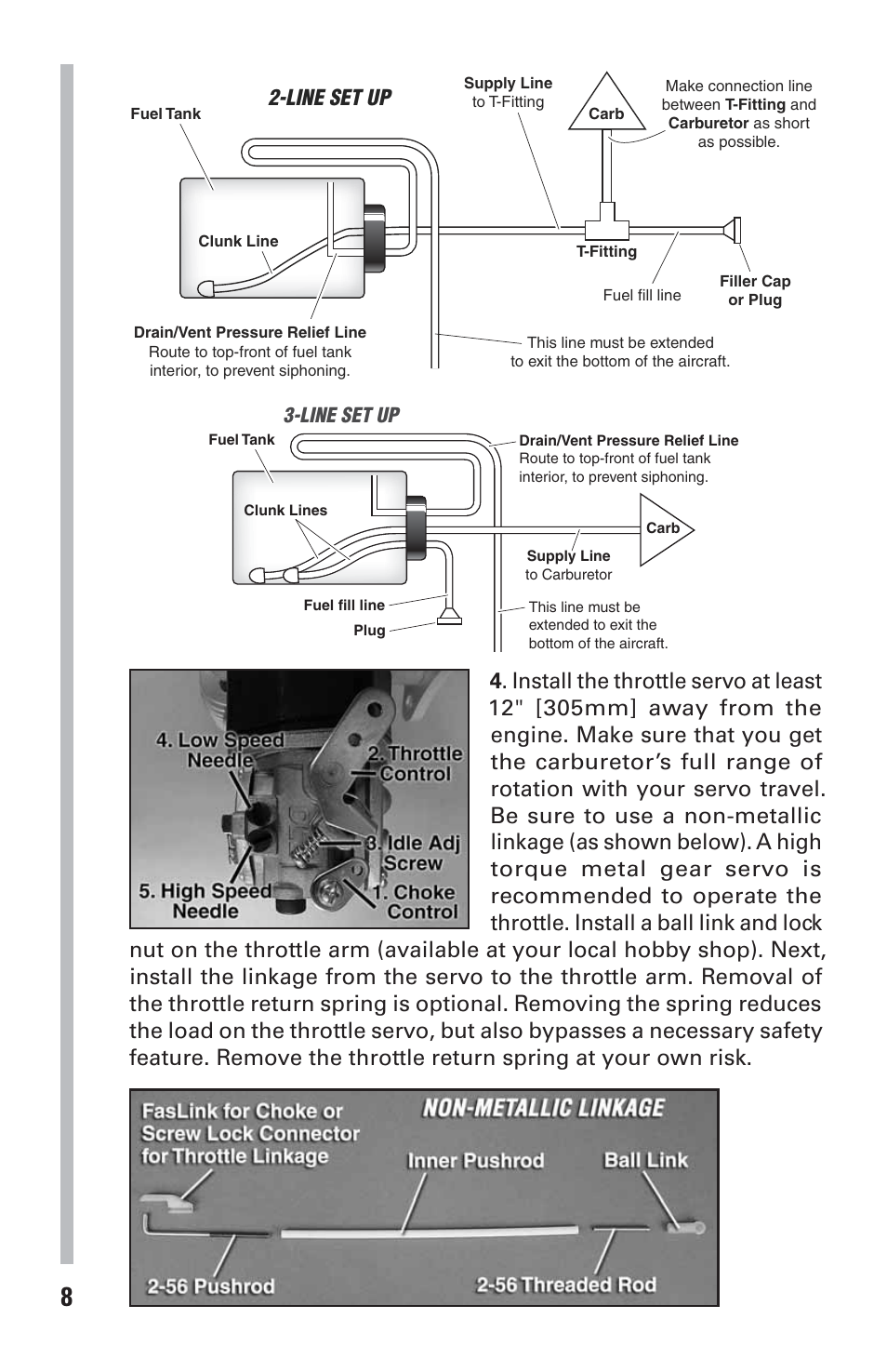 Line set up | DLE 120 User Manual | Page 8 / 24