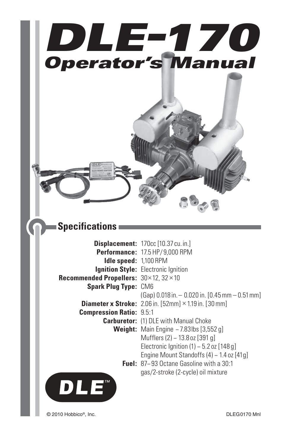 DLE 170 User Manual | 20 pages