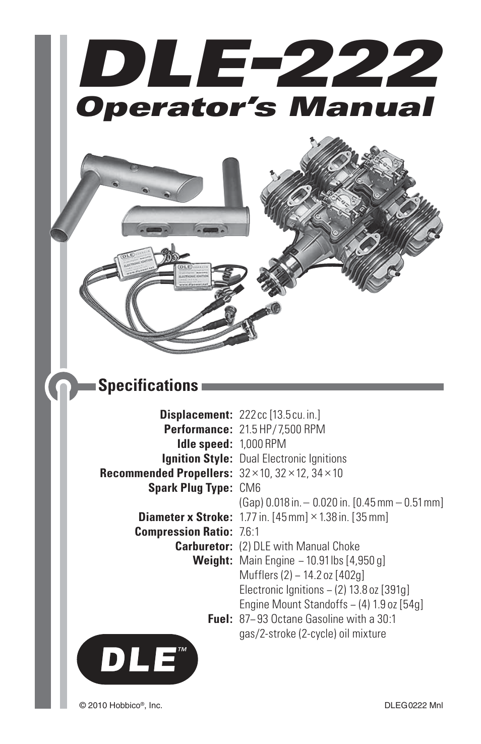 DLE 222 User Manual | 20 pages