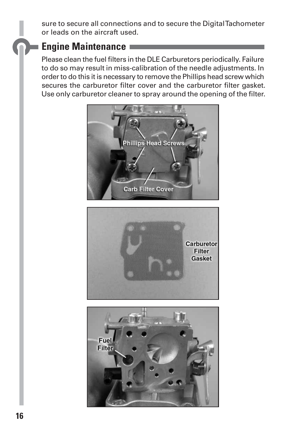 Engine maintenance | DLE 222 User Manual | Page 16 / 20