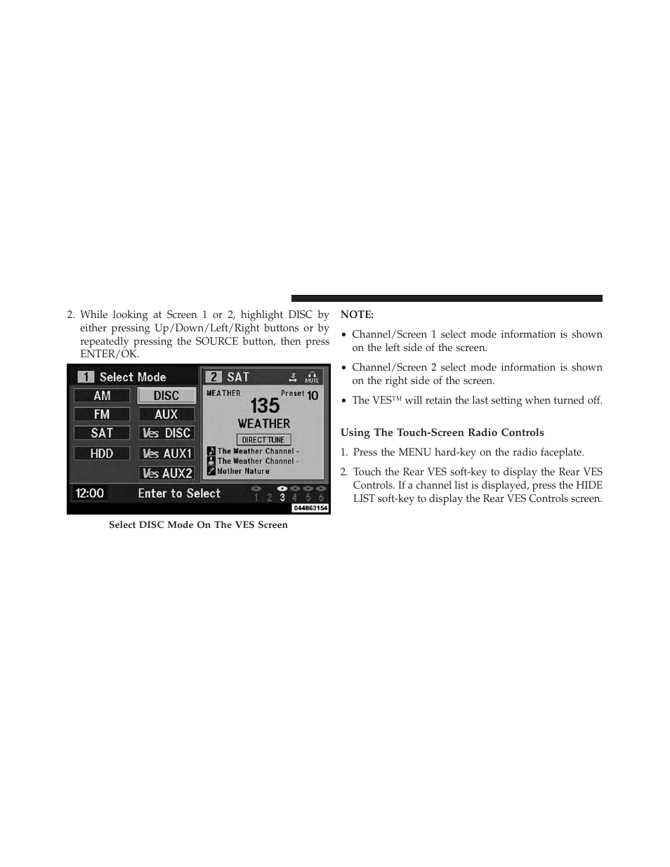 Using the touch-screen radio controls | Dodge 2013 Grand Caravan User Manual | Page 386 / 663