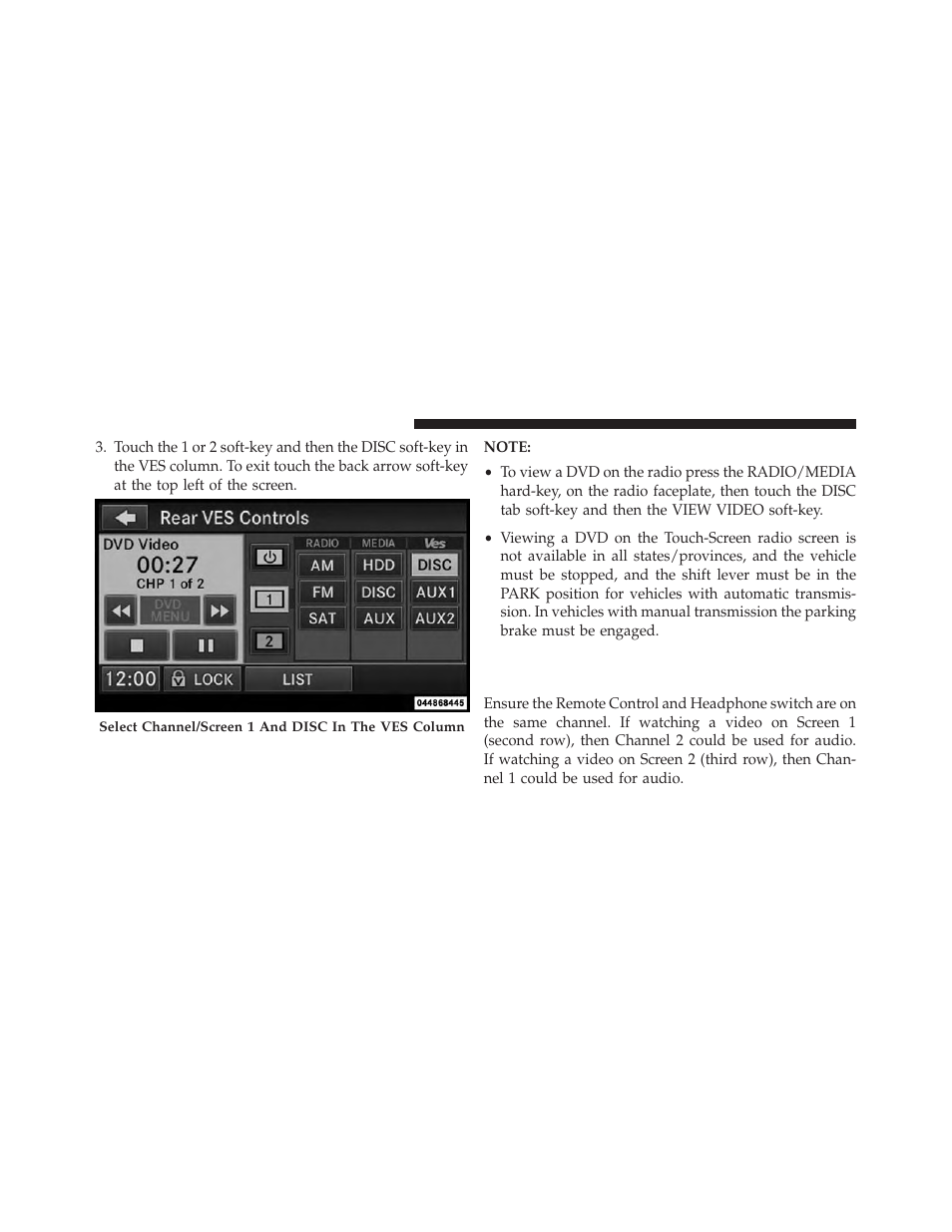 Listen to an audio source while a video is playing, Listen to an audio source while a video is, Playing | Dodge 2013 Grand Caravan User Manual | Page 390 / 663