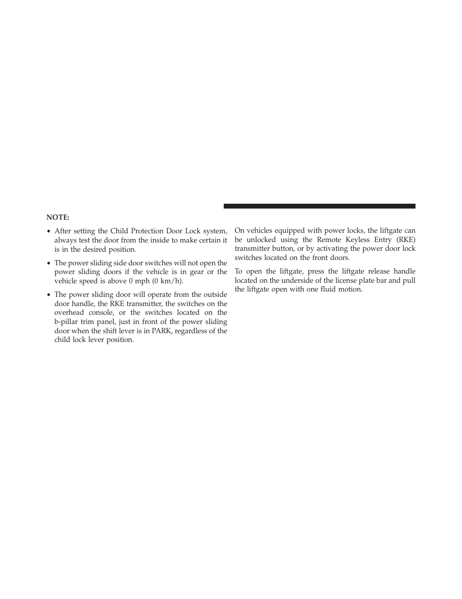 Liftgate | Dodge 2013 Grand Caravan User Manual | Page 52 / 663