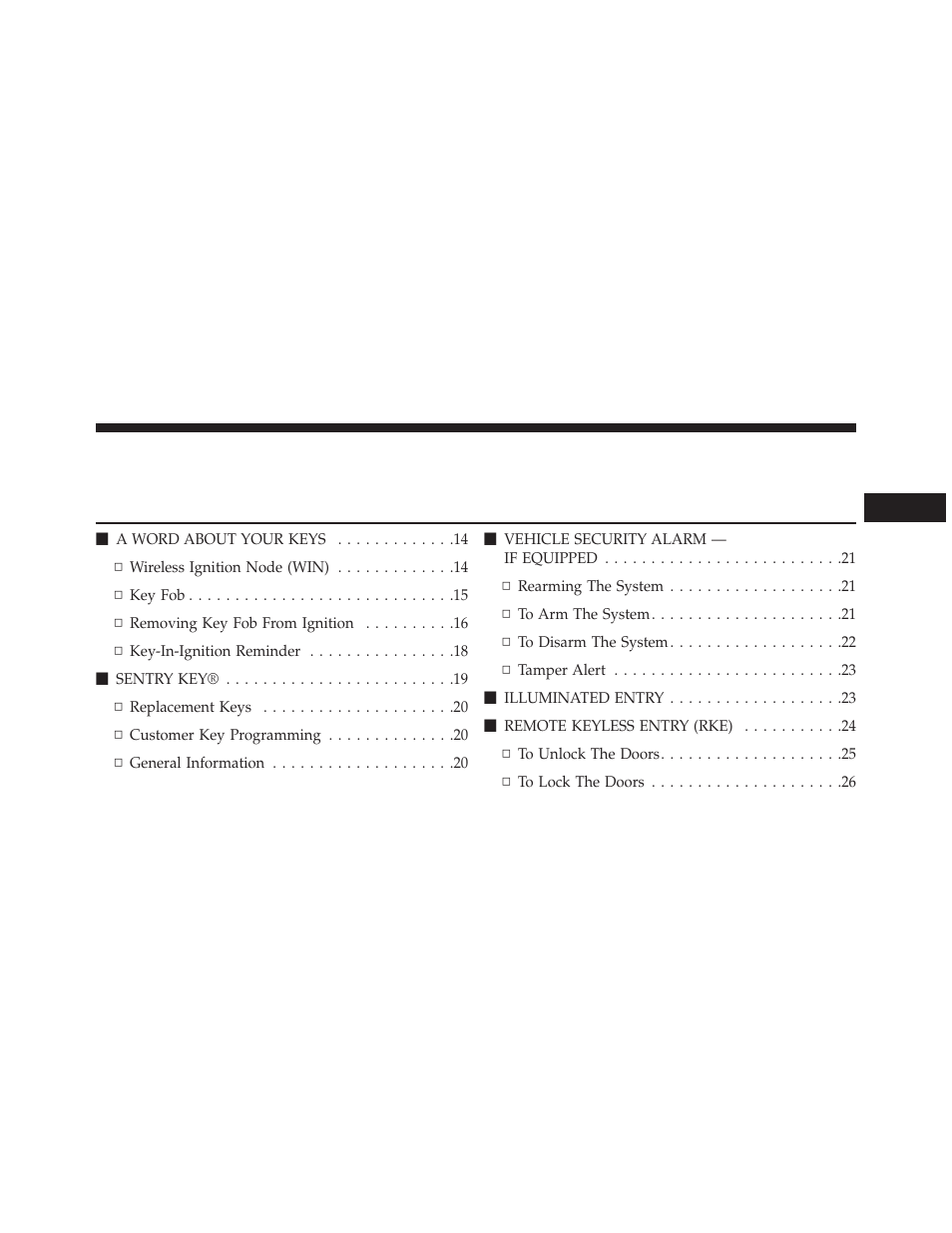Dodge 2013 Durango User Manual | Page 13 / 697