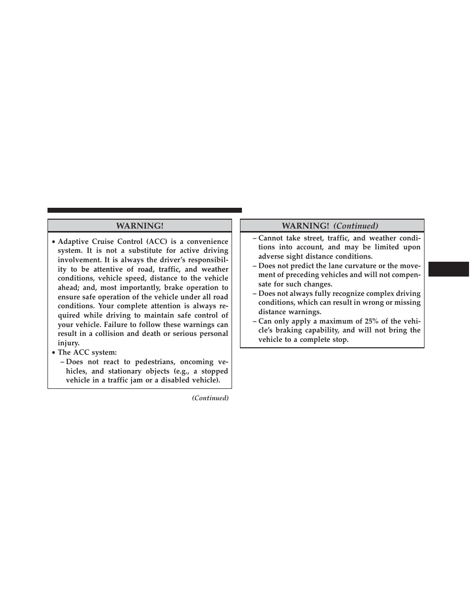 Dodge 2013 Durango User Manual | Page 225 / 697