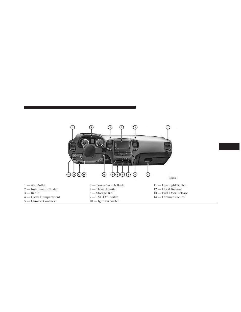 Instrument panel features | Dodge 2013 Durango User Manual | Page 313 / 697