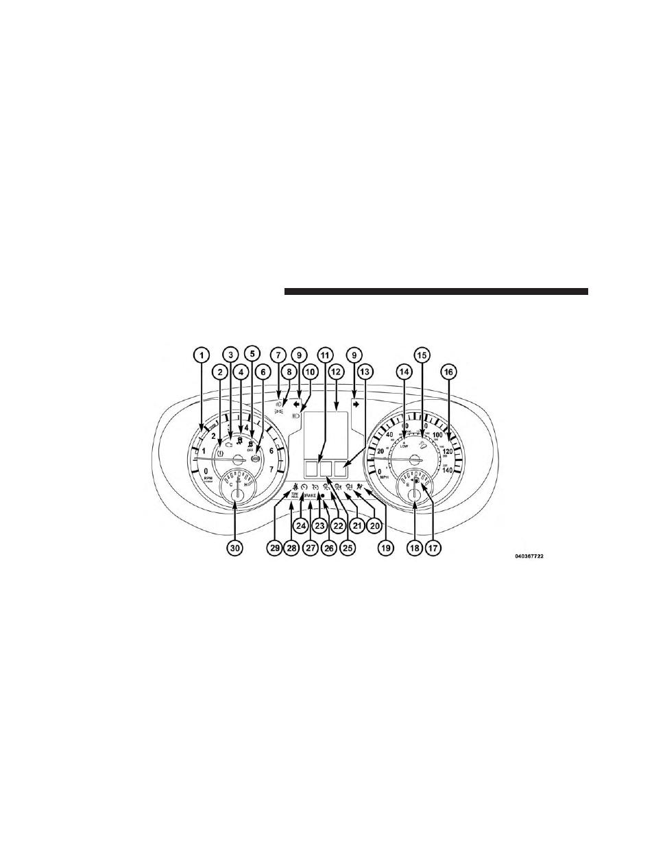 Instrument cluster | Dodge 2013 Durango User Manual | Page 314 / 697