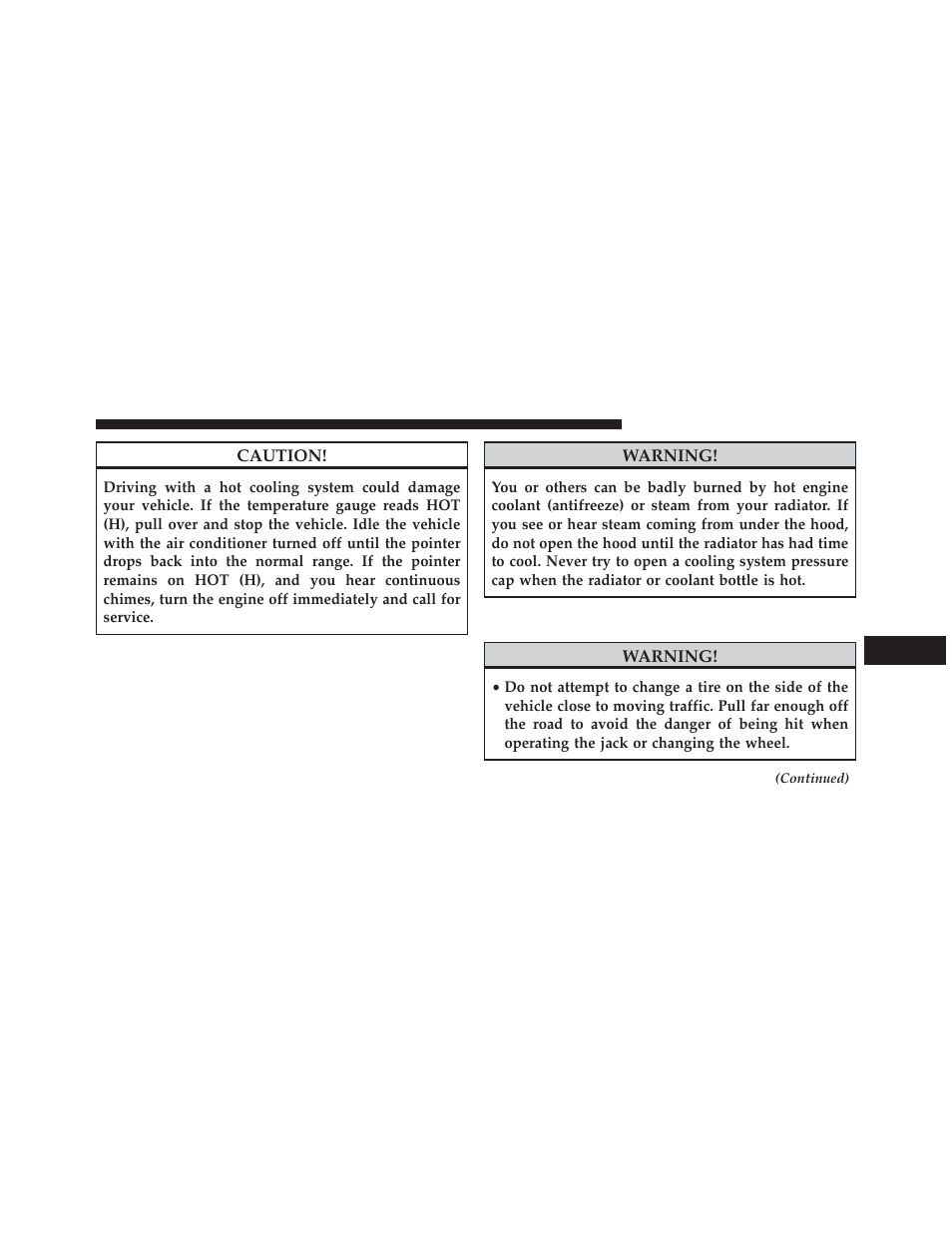 Jacking and tire changing | Dodge 2013 Durango User Manual | Page 579 / 697