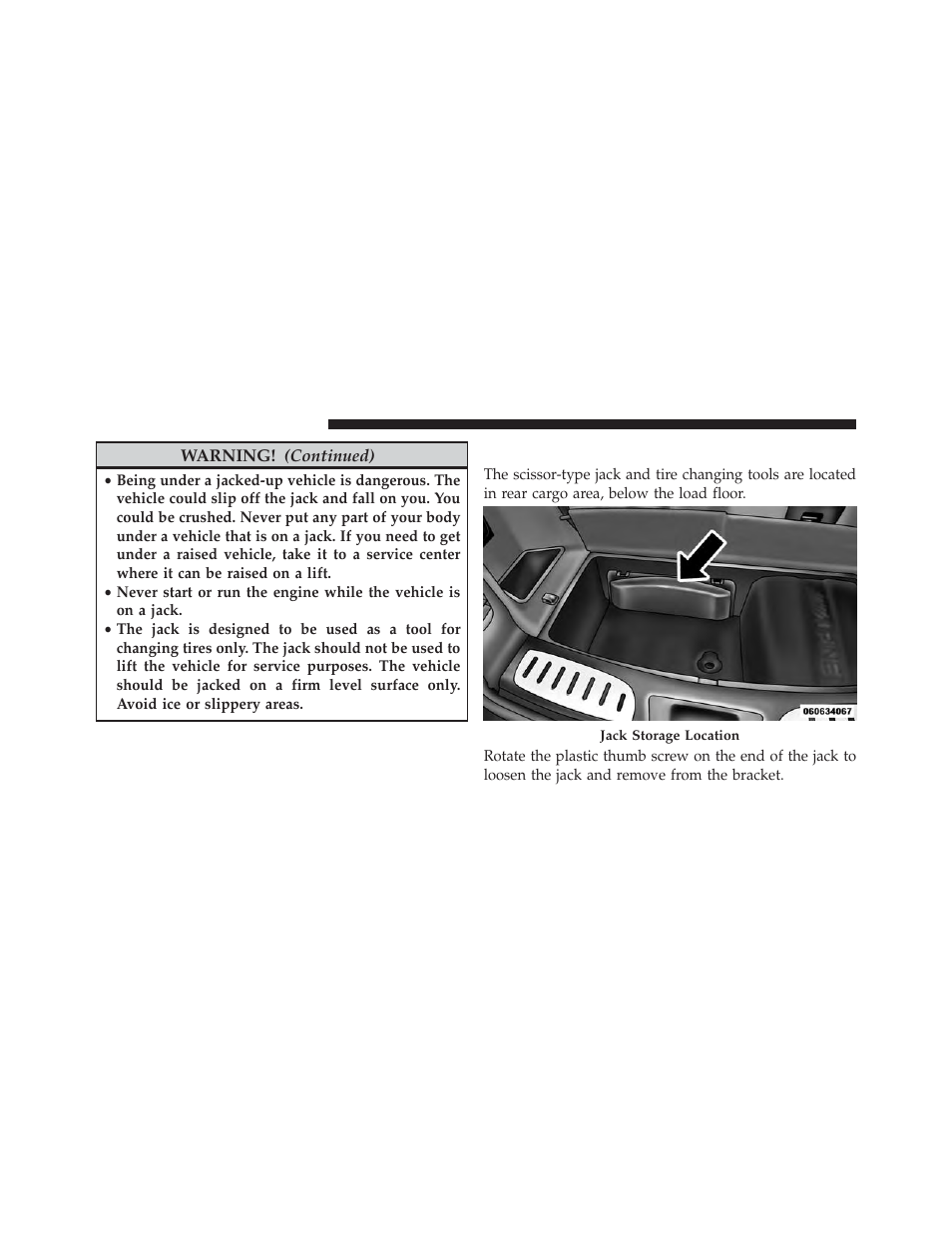 Jack location | Dodge 2013 Durango User Manual | Page 580 / 697