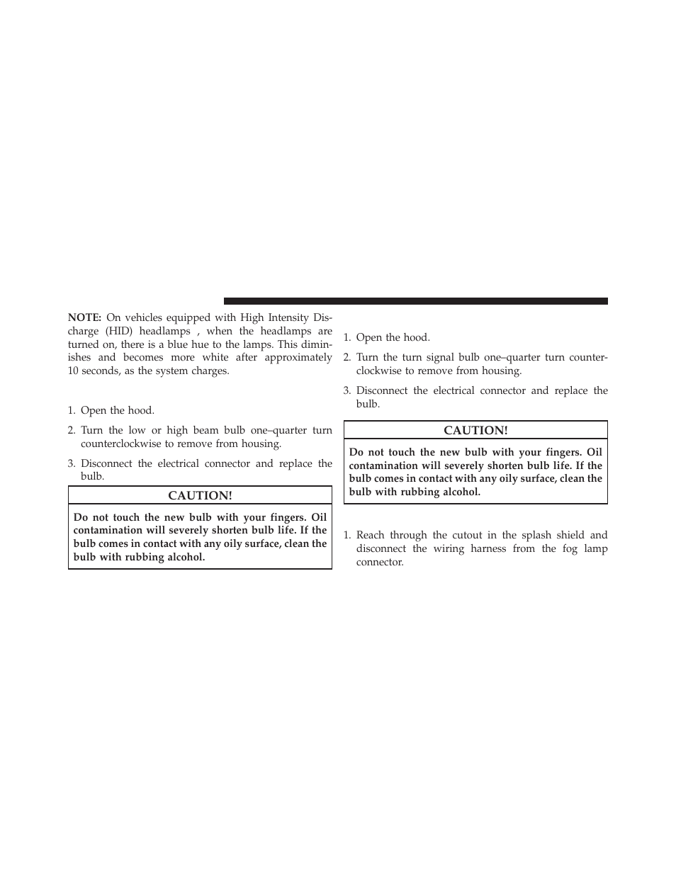 Halogen headlamps – if equipped, Front turn signal, Front fog lamps | Dodge 2013 Durango User Manual | Page 654 / 697