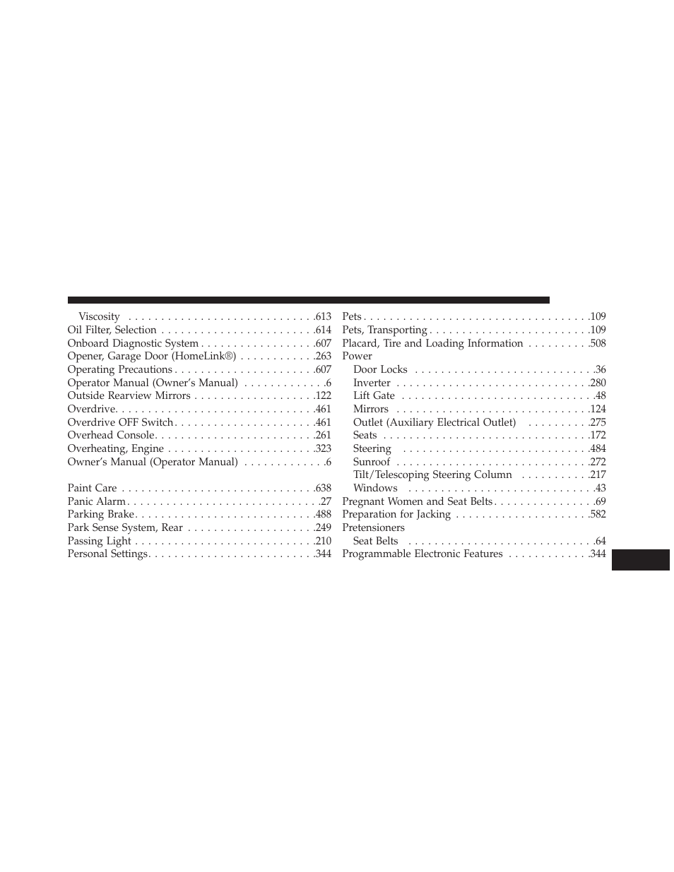 Dodge 2013 Durango User Manual | Page 689 / 697