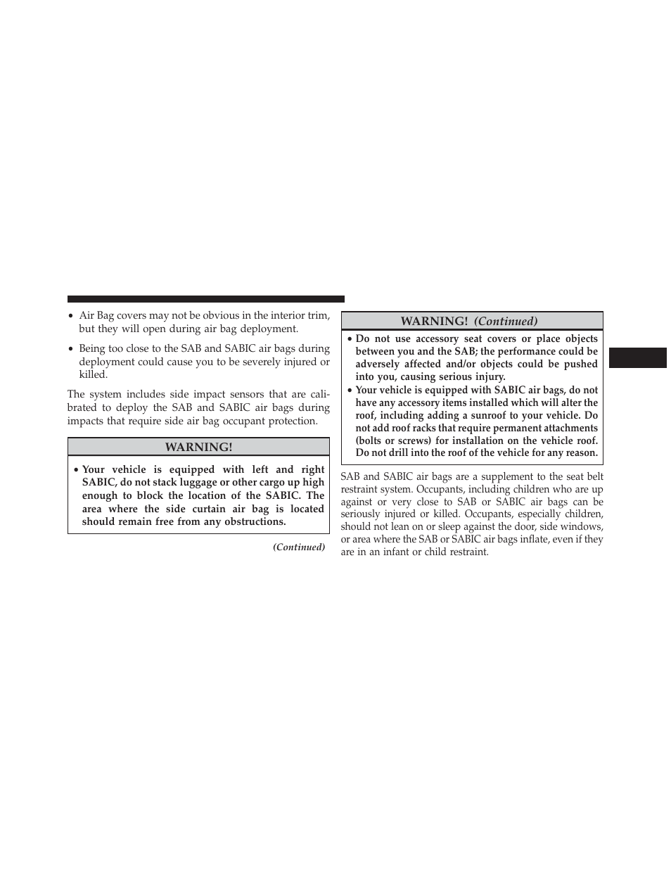Dodge 2013 Durango User Manual | Page 77 / 697